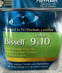 Bissell Filter 9 & 10nInner Circular for Bagless Vacuums #H11004 - Picture 1 of 4