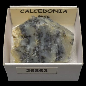 CALCEDONIA Gris (Brasil) #26863 / grey chalcedony - Foto 1 di 1