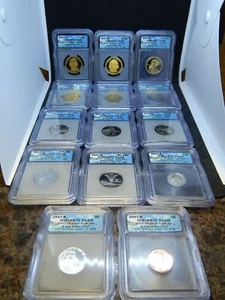 2007 S 14-teiliges Proof Set (First Strike Coins, ICG Certified #167 of 498) - Bild 1 von 8