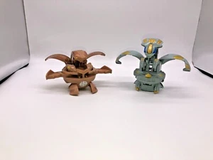 2- Bakugan Jumbo 3" Fighter figures, Subterra Percival 540G, Deka Hades 620G - Photo 1/5