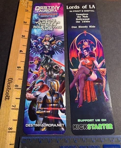 Destiny Aurora & Lords of LA Promo  Ad Bookmarks - Picture 1 of 2