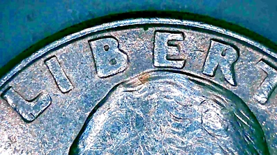 'P' Washington 1994 cuarto muchos errores: letras anchas con superposición, grieta de troquel, etc. Foto 1 de 4