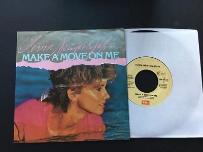 NEW UNPLAYED GERMAN 7"VINYL OLIVIA NEWTON-JOHN Make A Move On Me different cover - Image 1 of 2