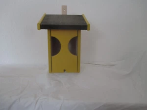 Nistkasten aus Holz zum aufhängen für Rotkehlchen, Bachstelze & Amsel. - Bild 1 von 7