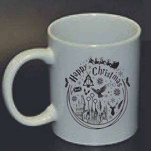 Coffee Mug Christmas Mug Christmas Coffee Mug Black Deer Cup Christmas Gift - Picture 1 of 3