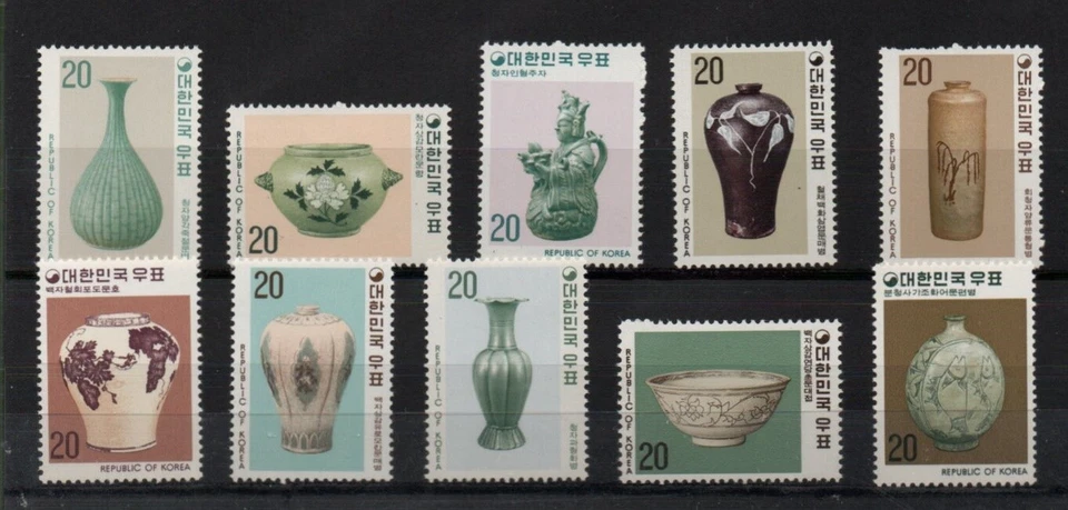Korea Ceramic Series Stamp sets MNH - Image 1 of 1