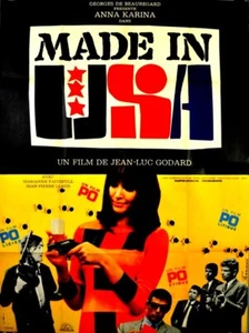 A Karina Marianne Faithfull HECHO EN EE. UU. Jean-Luc Godard 1966 PÓSTER FRANCÉS 47x63 - Imagen 1 de 1