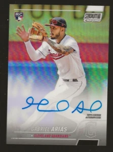 2022 Topps Stadium Club Chrome Gabriel Arias Rookie Auto Autograph RC #SCCUA-GAR - Bild 1 von 2