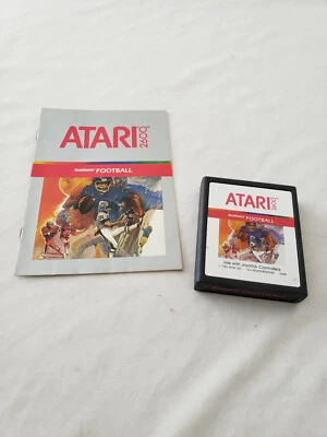 REAL SPORTS FOOTBALL 2600 Game w/ Instruction Manual Tested - Image 1 of 4