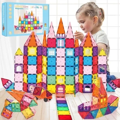 Children's Educational Magnetic building Block Toy Set (82 pieces) - Image 1 of 4