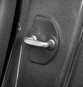Car ABS Door Lock Buckle Protection Protective Cover Trim for Tesla Model 3 Y - Picture 1 of 4