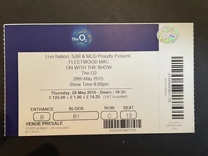 Fleetwood Mac Ticket 2015 - Picture 1 of 1