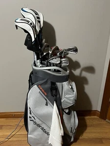 LH Taylormade Golf Clubs/ Sims Max2 Driver/3W/Stealth Iron Set/SpyderGT Putter - Picture 1 of 11