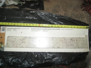 Hampton Bay Laminate Counter Top End Splash Kit. TIBURON GLD JPRN 4932-22 - Picture 1 of 9