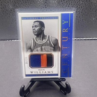 Parche de 3 colores #6/10 National Treasures Buck Williams Century 2017-18 usado Foto 1 de 2