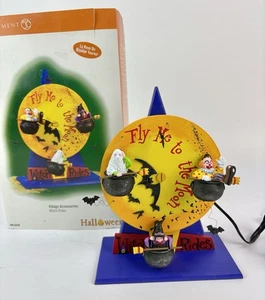 DEPT. 56 Witch Rides Halloween Village Accessories Tested Moon Bats 56.53220 - Picture 1 of 5