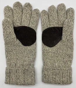 Guantes de lana de avena Thinsulate 40 Gm con palmeras de gamuza marrón para hombre talla L/XL - Imagen 1 de 4