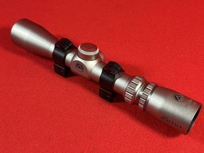 Mira para pistola Burris 2x-7x 2-7x 2-7 32 mm plateada con anillos de advertencia - BONITA Foto 1 de 4