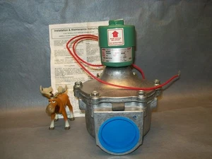 Solenoid Valve 8215B80 2" ASCO Air Inert Gas Psi 15 12/DC Volts Hz 8215880 - Picture 1 of 12