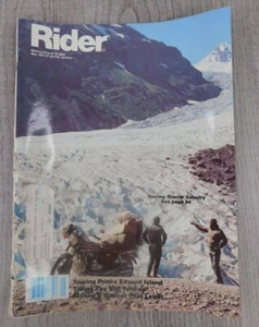 Rider Motorcycling Vol 7 No 8 May 1981 Touring Glacier County Vintage Magazine - Picture 1 of 8
