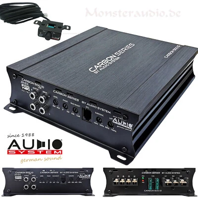 Audio System Carbon-500.1D 500 Watt 1-Kanal Auto Endstufe Subwoofer Verstärker - Bild 1 von 3