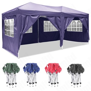 Klapp Falt Pavillon 3x6m Dach Maß Gartenzelt Partyzelt Pavillion Wasserdicht TOP