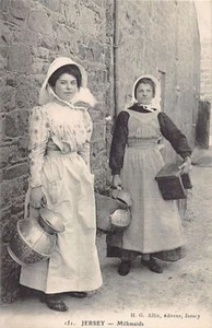 Jersey - Milkmaids - Publ. H. G. Allix 151 - Picture 1 of 2