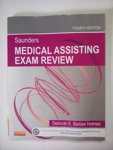 Saunders Medical Assisting Exam Review 4th Edition by Barbier Holmes Paperback - Imagen 1 de 2