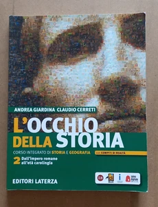 LIBRO Scuola L'OCCHIO DELLA STORIA 2 Giardina Cerreti Ed. Laterza Impero Romano. - Picture 1 of 10
