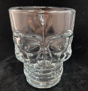 Clear Glass Skull Mug - Halloween - Picture 1 of 4