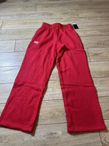 New Balance Relaxed Athletic Fleece Jogger Sweatpants Christmas Red Mens Size S - Picture 1 of 12