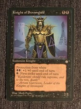 1x Knight Of Stromgald - MP - Ice Age - MTG Magic The Gathering