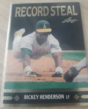 1991 Leaf Rickey Henderson Gold Leaf Moments #BC16  ( Oakland Athletics A's )