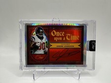 2022 Panini One Andre Johnson Once Upon A Time On Card Auto Holo /35 Texans