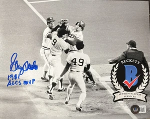 GRAIG NETTLES SIGNED AUTOGRAPHED 8x10 PHOTO NEW YORK YANKEES C BECKETT BAS COA - Picture 1 of 1