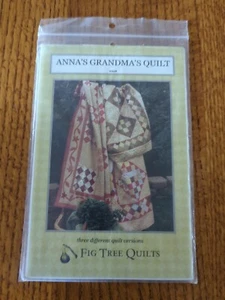 2003 ANNA'S GRANDMA'S QUILT Pattern Three Different Quilt Versions - Picture 1 of 2