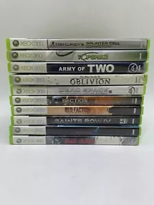 Xbox 360 Game Lot (Section 8, Saints Row, Red Faction, Dead Space, Oblivion...) - Picture 1 of 22