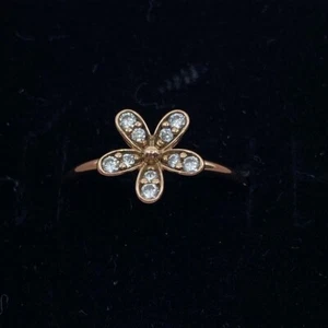 Pandora Ring Dazzling Daisy Size 54 Rose Gold Plate Sterling S925 CZ 180932CZ - Picture 1 of 10