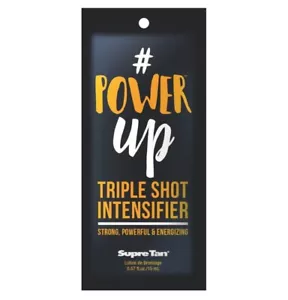 Supre PowerUp Triple Shot Intensifier Accelerator sunbed tanning lotion cream X8 - Picture 1 of 3