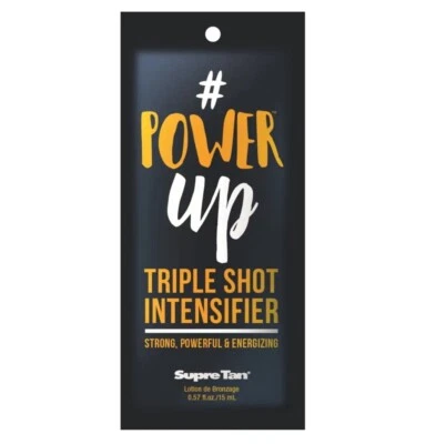 Supre PowerUp Triple Shot Intensifier Accelerator sunbed tanning lotion cream X8 - Image 1 of 3
