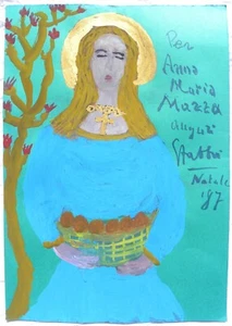 Giuseppe Fabbri (Pieve di Cento 1901 – Roma 1991) Madonna con cesta di frutta - Foto 1 di 11