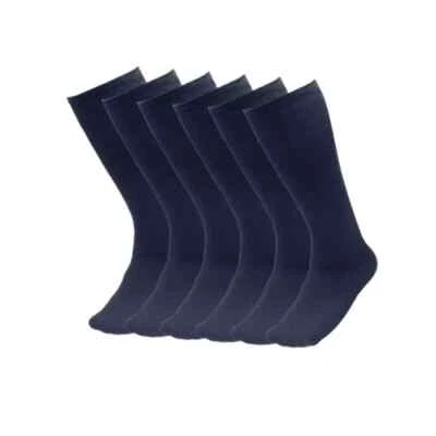 60 pares de calcetines de tubo para hombre al por mayor sobre la pantorrilla talla 9-15 10-15 13-16 Foto 1 de 2