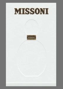  Carte publicitaire - advertising card  -  Missoni  - Imagen 1 de 1