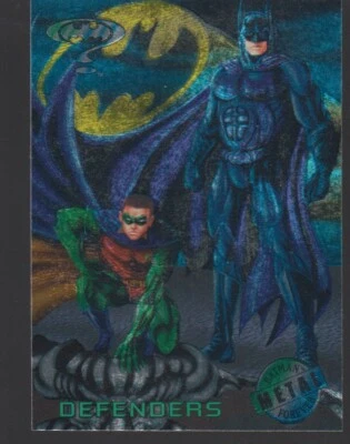 Batman Forever Metal #95 Defenders 1995 DC FLEER - Image 1 of 2