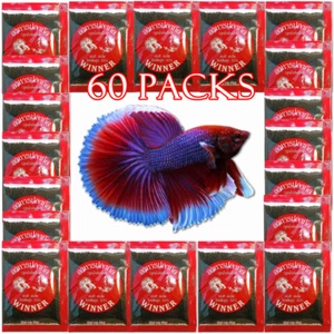 60x Betta FISH Food pets High-protein Premium enhances color accelerates growth - Picture 1 of 11