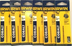 Irwin 3016005 5/64 Zoll  x 2 zoll Kobaltstahl Bohrer 1 tlg. -6 Packungen - Bild 1 von 1