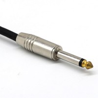 0.2M 1/4" Jack Male to Dual 6.5mm Mono Female Audio Y Splitter Stereo Cable