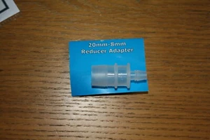 20mm - 8mm AIRLINE VERBINDER KOI TEICH FILTER FISCHE AQUARIUM - Bild 1 von 1