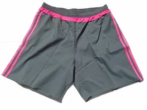 Pantalon de sport court Adidas haute qualité M L XL XXL été plage pantalon gris natation NEUF - Photo 1/12