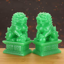 Pair of Fu Foo Dogs, Guardian Lions, Feng Shui Lion Statues for Cash Register, O